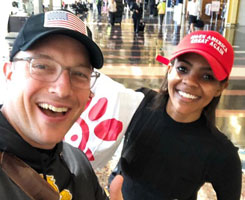 Benny Johnson and Candace Owens