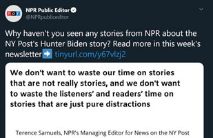 NPR tweet