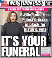 NY Post front cover NY Post front cover
