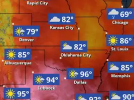 Weather Channel map