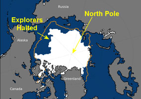 Arctic mission halted