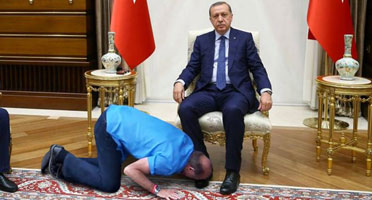 Erdogan as a deity