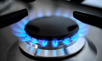 A gas stove