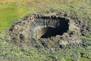 Global warming crater