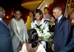 Michelle Obama in $1,295 dress