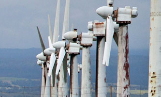 Rusty windmills