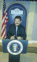 Seddiq Mateen at the White House