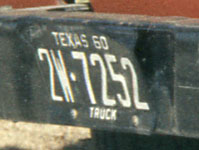 1960 license plate