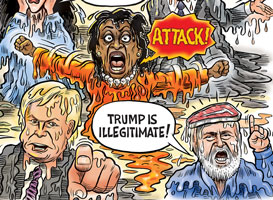 Ben Garrison meltdown cartoon Ben Garrison meltdown cartoon