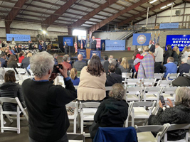 Biden draws a crowd of maybe ten people