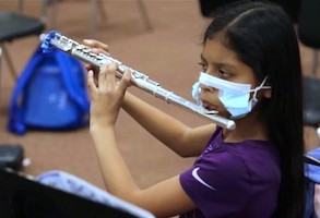 Covid flute mask