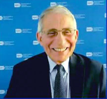 Fauci laughing
