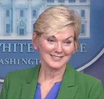 Granholm grinning Granholm grinning