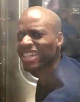Just some crazy guy on the subway