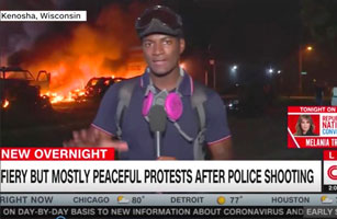 Mostly peaceful arson