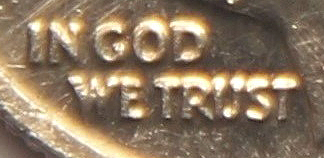 National motto on a dime