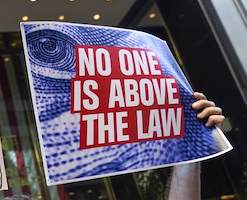 No one is above the law!