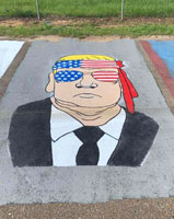 Trump parking spot