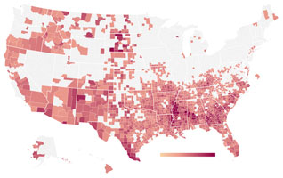 IRS audit map
