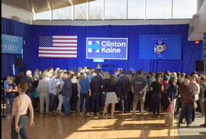 Kaine's Wisconsin rally