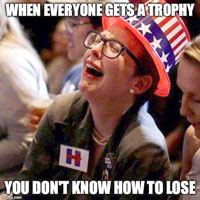 You don't know how to lose