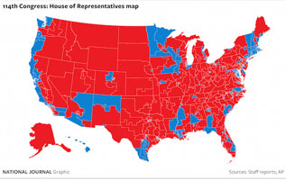 National Journal map National Journal map